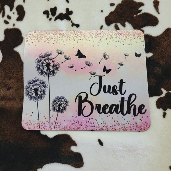Just Breathe Computer Mouse Pad - Picture 6 of 6